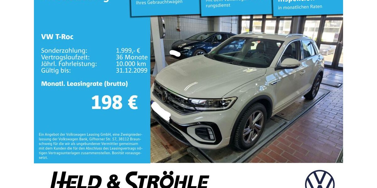 VW T-Roc 39.998 km 20.730 &euro; Neu-Ulm 89231