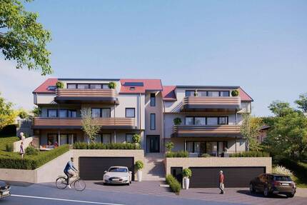 THE SUNNY SIDE - Exklusive Gartenwohnung am Südhang von Erbach 3 zimmer