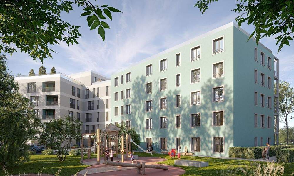 Etagenwohnung Neu-Ulm Ludwigsfeld - 3 Zimmer, 84 m&sup2;, 490.680&euro; | Angebot:25681553