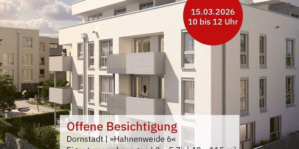 Etagenwohnung Dornstadt - 4 Zimmer, 94 m&sup2;, 505.000&euro; | Angebot:20965958