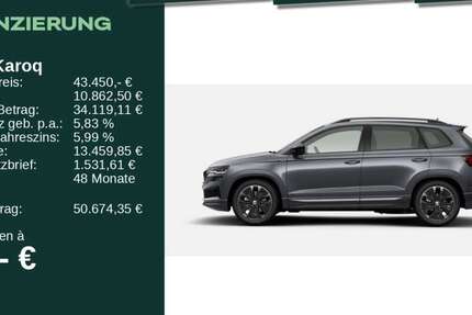 Skoda Karoq 4.001 km 43.450 &euro; Neu-Ulm 89231