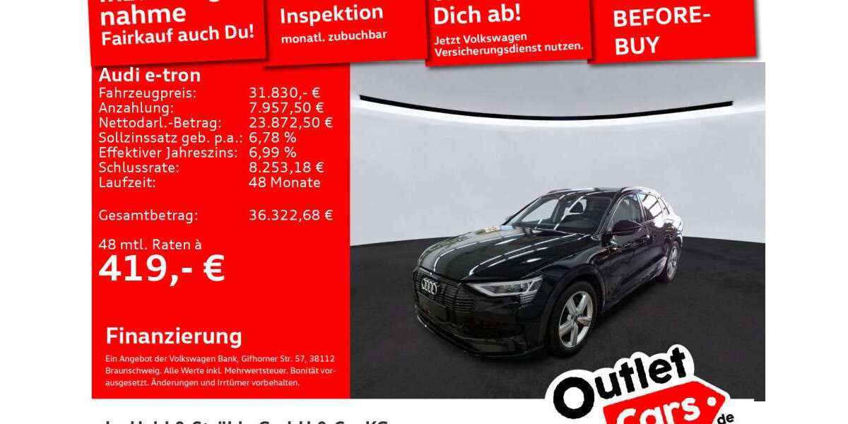 Audi e-tron 16.785 km 31.830 &euro; Senden 89250