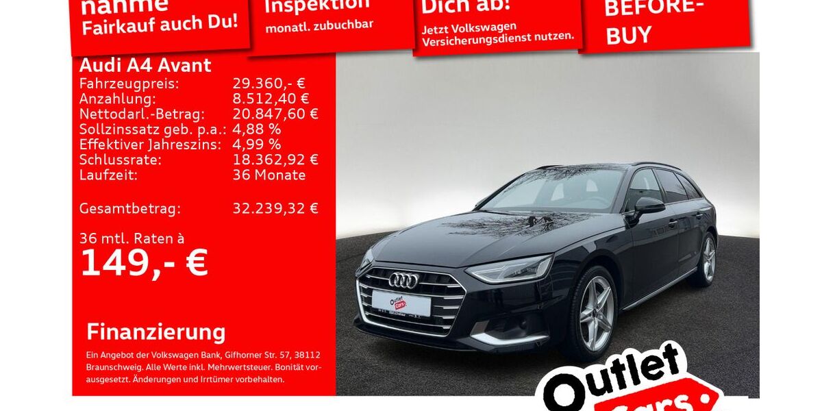 Audi A4 58.110 km 28.790 &euro; Senden 89250
