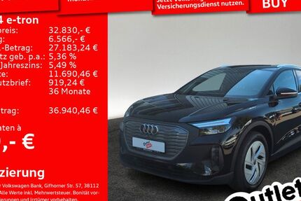 Audi Q4 e-tron 30.534 km 32.830 &euro; Senden 89250