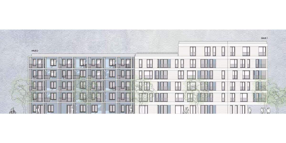 Etagenwohnung Neu-Ulm Ludwigsfeld - 2 Zimmer, 55 m&sup2;, 341.940&euro; | Angebot:25681552