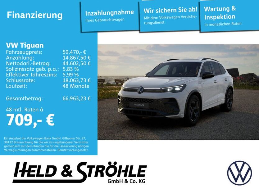 VW Tiguan 3.500 km 59.470 € Ulm 89077