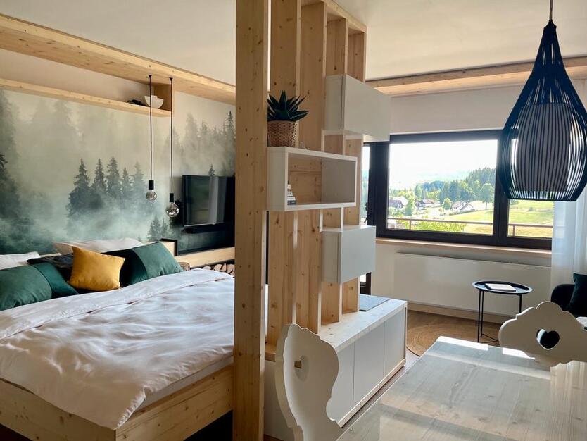 MÖBLIERTE 35 m² Wohnung mit Ausblick im Schwarzwald