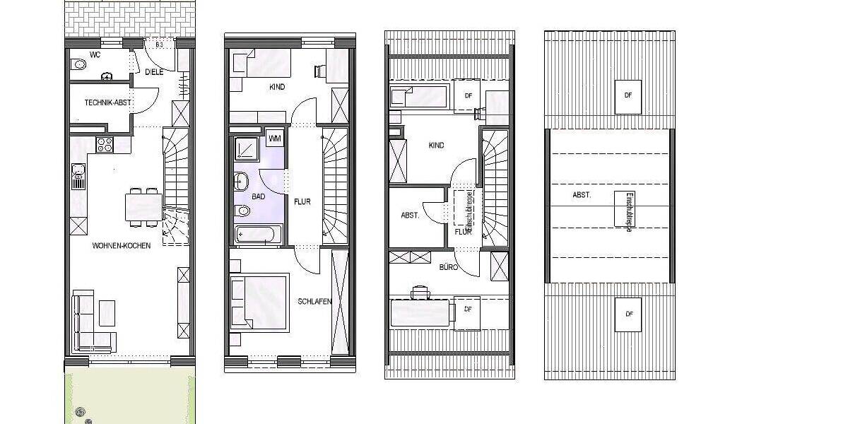 Reihenmittelhaus Achstetten - 6 Zimmer, 115 m&sup2;, 440.300&euro; | Angebot:25673442