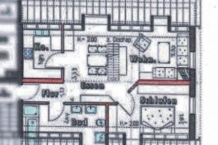 3 Zimmerwohnung im Dachgeschoss in Schönebürg 3 zimmer
