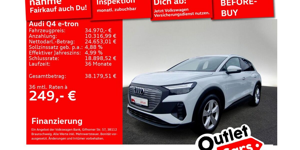 Audi Q4 e-tron 23.684 km 34.970 &euro; Senden 89250
