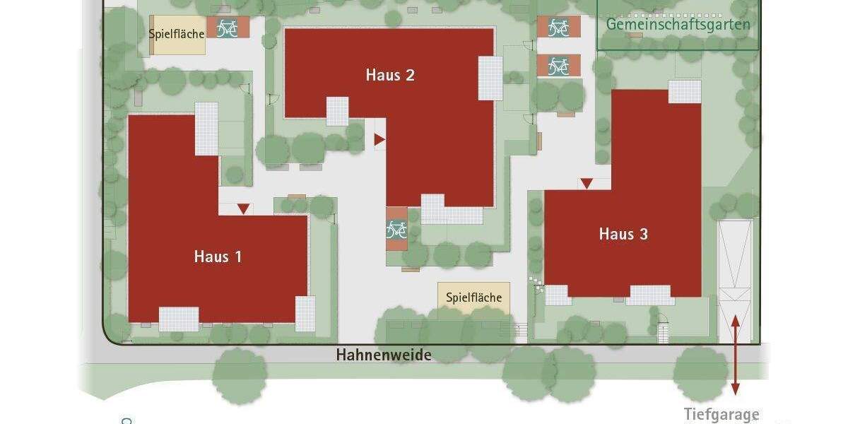 Etagenwohnung Dornstadt - 3 Zimmer, 81 m&sup2;, 468.000&euro; | Angebot:25708906