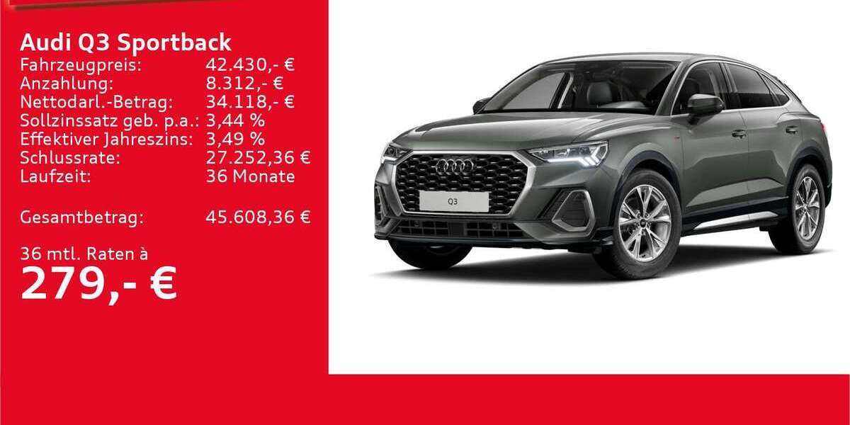 Audi Q3 7.463 km 42.430 &euro; Ulm 89073