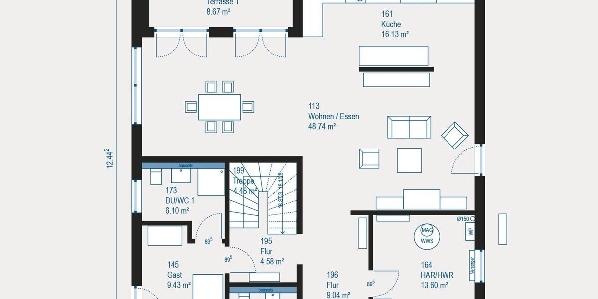 Ihr maßgeschneidertes Einfamilienhaus in Elchingen - Komfort und Design nach Ihren Wünschen - Einfamilienhaus Elchingen Oberelchingen | Angebot:27357375