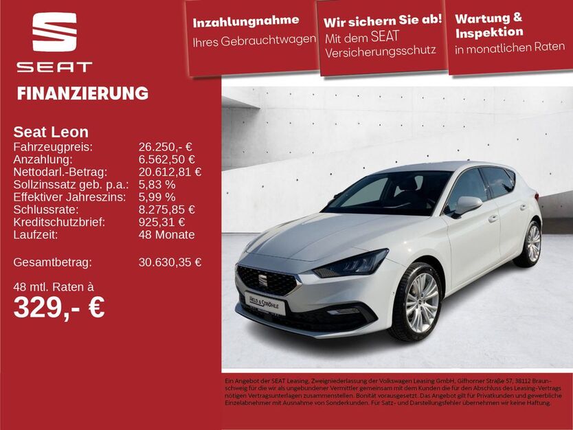 Seat Leon 3.001 km 27.850 € Neu-Ulm 89231