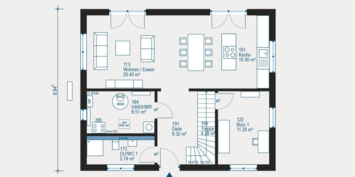 Ihr individuell geplantes Einfamilienhaus in Bellenberg - Komfort und Qualität nach Maß - Einfamilienhaus Bellenberg | Angebot:27357310