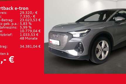 Audi Q4 e-tron 29.998 km 29.320 € Ulm 89073