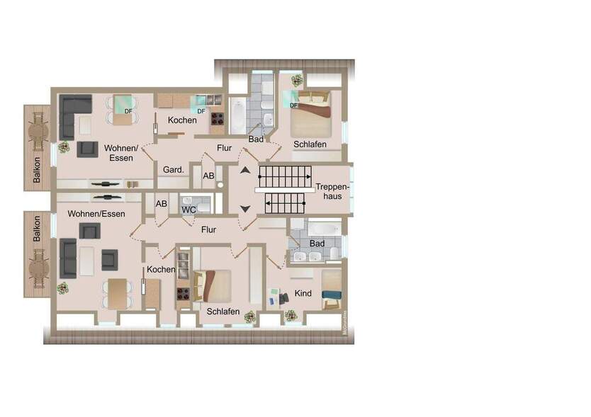 Invest - Mehrfamilienhaus in attraktiver Wohnlage 1 zimmer