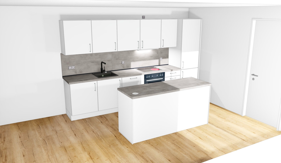 Etagenwohnung Burgrieden - 3 Zimmer, 72 m&sup2;, 930&euro; | Angebot:25049699