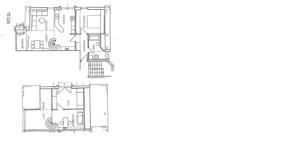 Maisonettenwohnung Ulm Donautal - 3.5 Zimmer, 90 m&sup2;, 1.300&euro; | Angebot:26504449