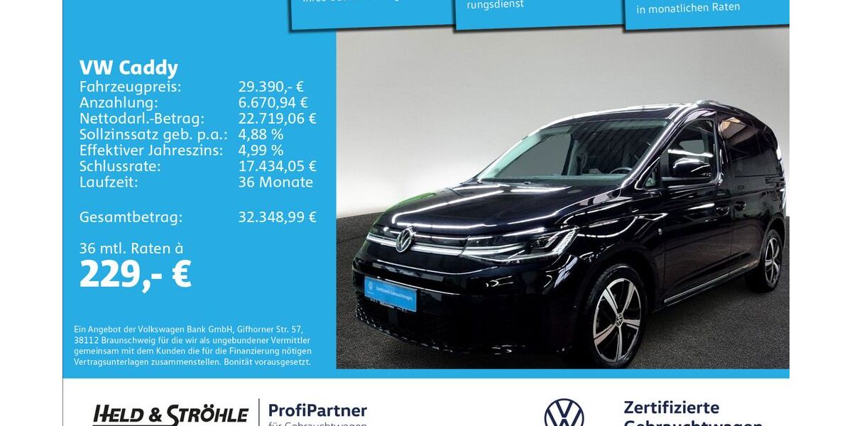 VW Caddy 29.645 km 29.390 &euro; Ulm 89079
