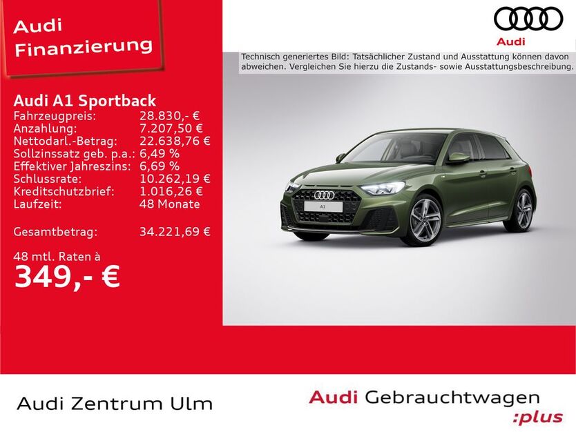 Audi A1 8.436 km 28.830 € Ulm 89073