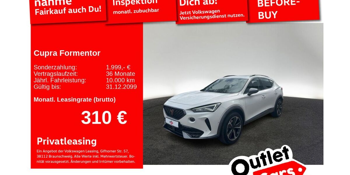 Cupra Formentor 18.204 km 26.320 &euro; Senden 89250