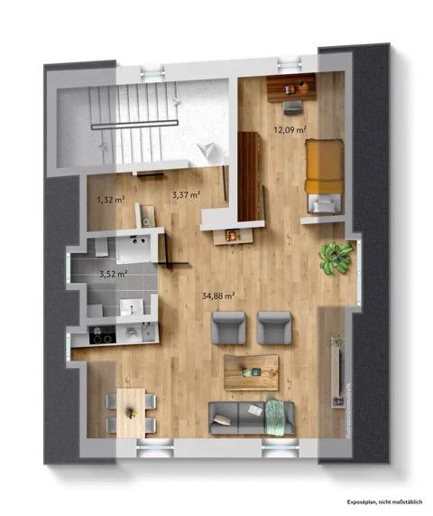 Kuschlige 2,5 Zimmer Mietwohnung in Herzen der Altstadt von Weißenhorn 2.5 zimmer