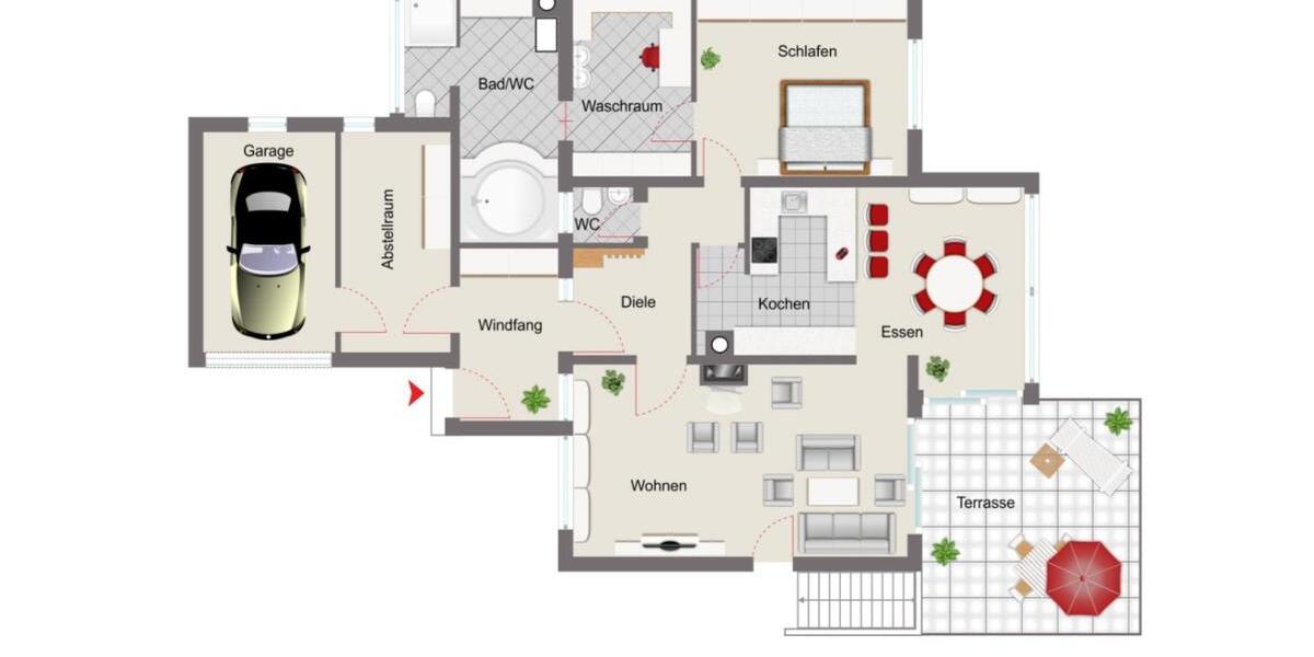 Bungalow Nellingen - 3 Zimmer, 130 m&sup2;, 1.200&euro; | Angebot:26678208