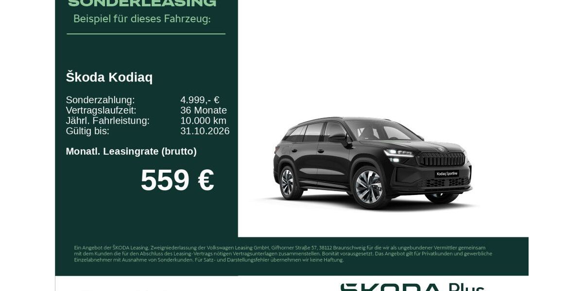 Skoda Kodiaq 4.998 km 45.850 &euro; Neu-Ulm 89231