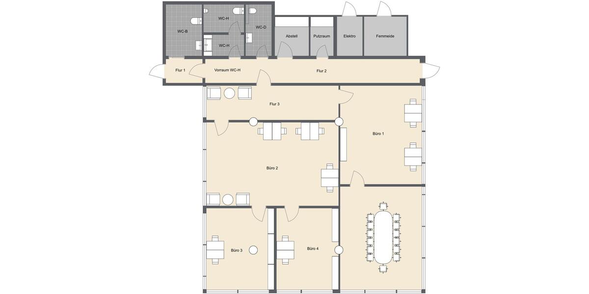 Moderne Büroflächen in Neu-UlmWiley zimmer