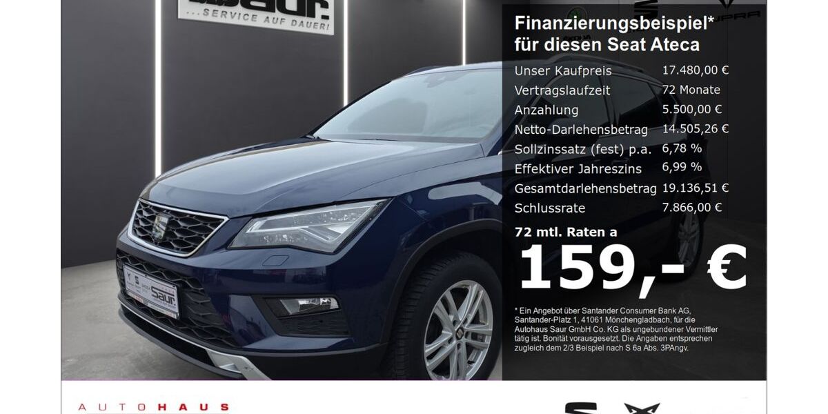 Seat Ateca 139.630 km 15.480 &euro; Ulm 89077