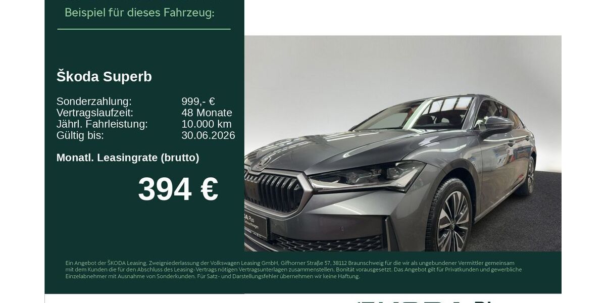 Skoda Superb 13.062 km 37.490 &euro; Neu-Ulm 89231