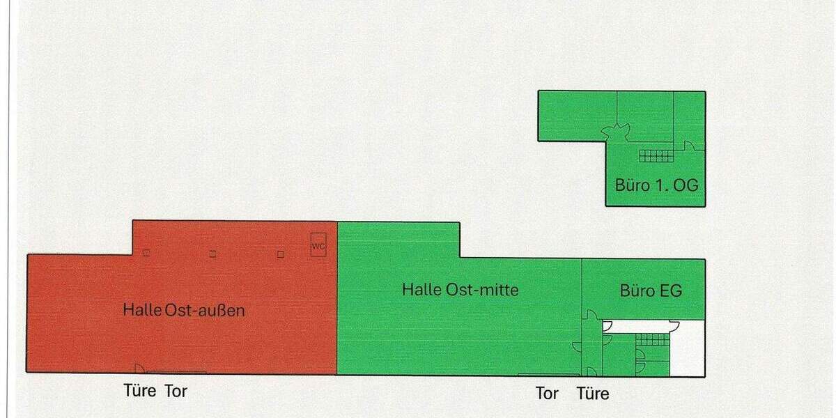 Wunschmietfläche gesucht ? 752 m² Hallen mit Büros Verwaltung zimmer