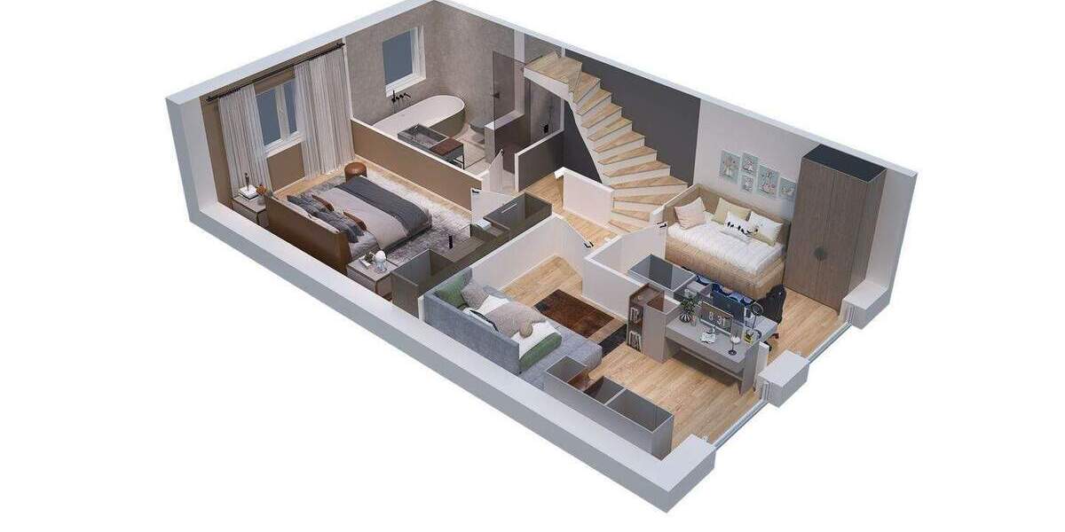 Reihenmittelhaus Ulm Donaustetten - 5 Zimmer, 124 m&sup2;, 497.000&euro; | Angebot:25695106