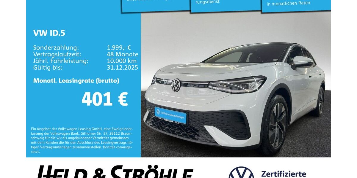 VW ID.5 2.708 km 37.920 € Neu-Ulm 89231
