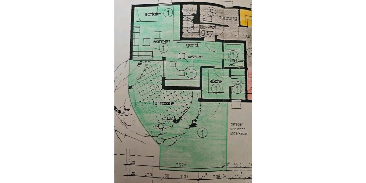 Etagenwohnung Laichingen - 1.5 Zimmer, 60 m&sup2;, 650&euro; | Angebot:26423410