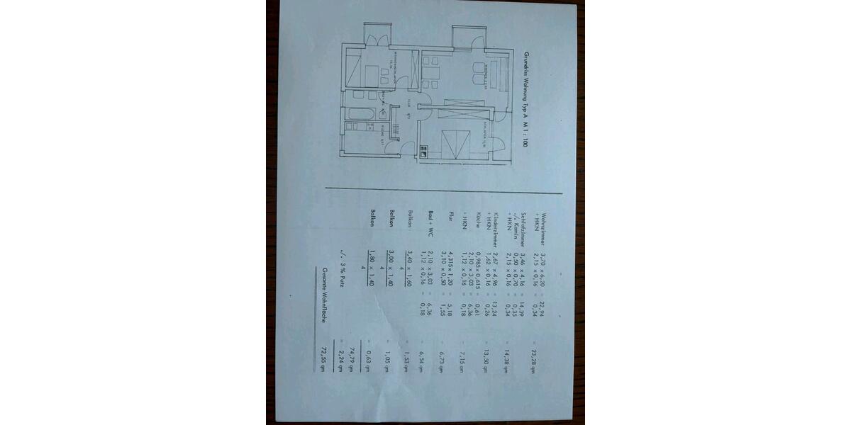 Etagenwohnung Illertissen - 3 Zimmer, 72 m&sup2;, 239.000&euro; | Angebot:27179588