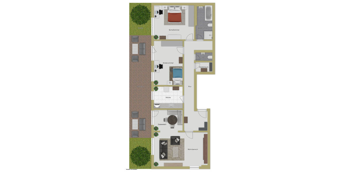 Etagenwohnung Ulm / Mähringen Mähringen - 4 Zimmer, 98 m&sup2;, 349.000&euro; | Angebot:26117658