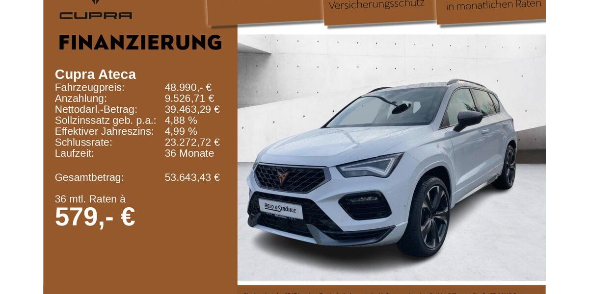 Cupra Ateca 9.998 km 46.450 &euro; Neu-Ulm 89231