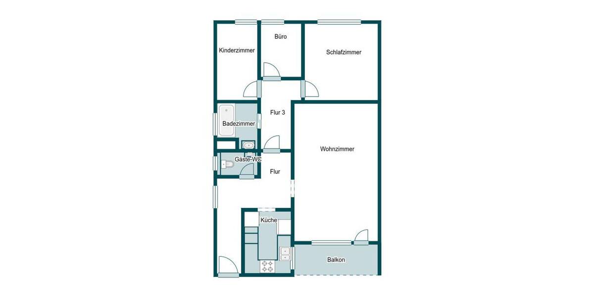 Etagenwohnung Weißenhorn - 3 Zimmer, 85 m&sup2;, 279.000&euro; | Angebot:26081942