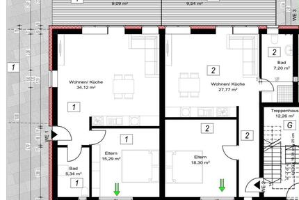 Wohnung Langenau - 2 Zimmer, 55 m&sup2;, 1.120&euro; | Angebot:27610006