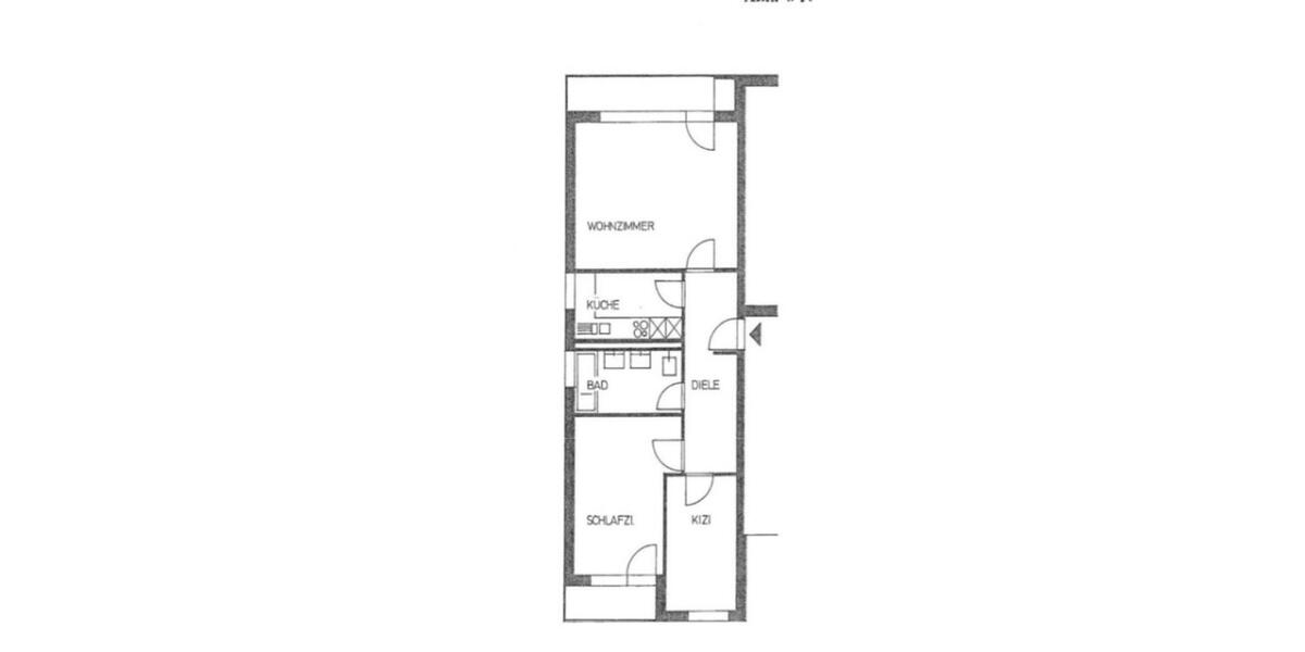 Etagenwohnung Neu-Ulm Ludwigsfeld - 3 Zimmer, 66 m&sup2;, 315.000&euro; | Angebot:26314036