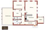 3 Zimmerwohnung in Schwendi mit Balkon und Dachterrasse