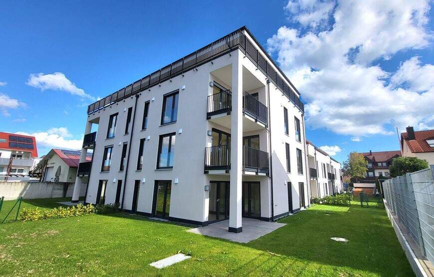 +++NU-Burlafingen, 2-Zi.-Mietwohnung, 56,86 m² Wfl., 1.OG, Küche, Balkon, TG-Stellplatz+++ 2 zimmer