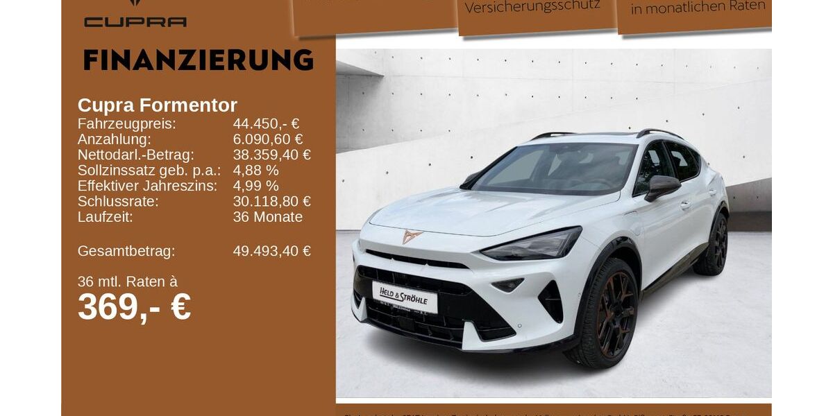 Cupra Formentor 17.001 km 42.450 &euro; Neu-Ulm 89231