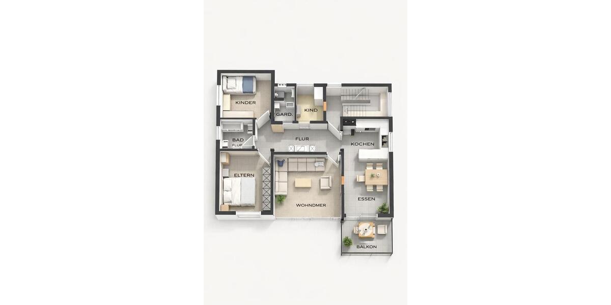 Etagenwohnung Schnürpflingen - 4 Zimmer, 100 m&sup2;, 295.000&euro; | Angebot:25860510