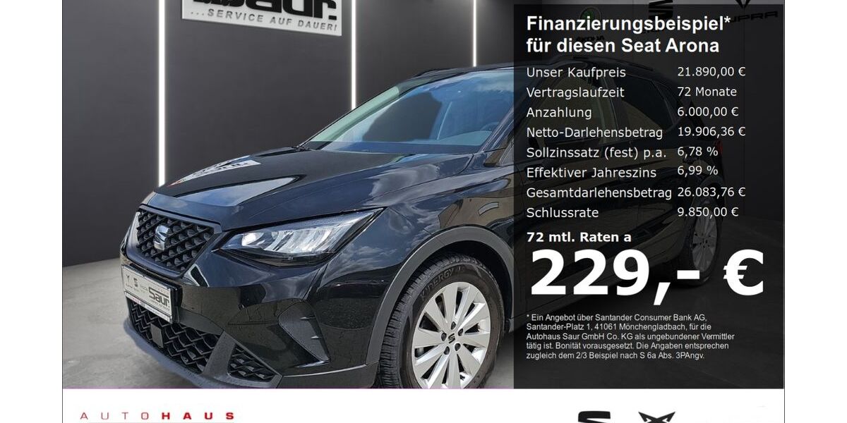 Seat Arona 29.790 km 21.890 &euro; Ulm 89077