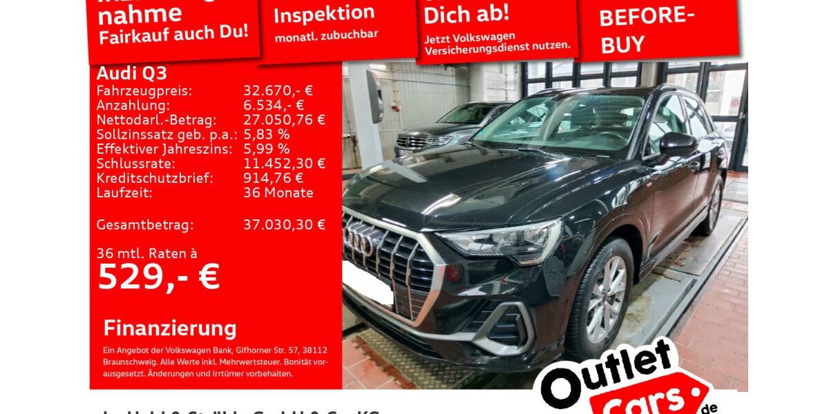 Audi Q3 39.136 km 32.670 &euro; Senden 89250