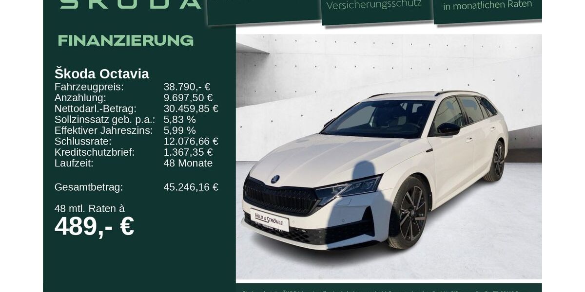 Skoda Octavia 3.500 km 38.790 € Neu-Ulm 89231