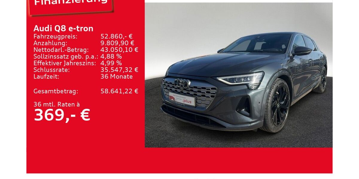 Audi Q8 e-tron 41.180 km 52.860 &euro; Ulm 89073
